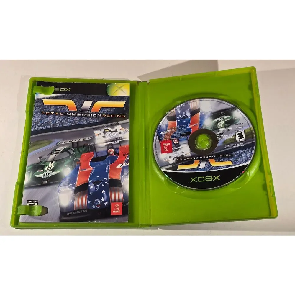 Xbox Total Immersion Racing TIR CIB Complete Empire Interactive Racing Game